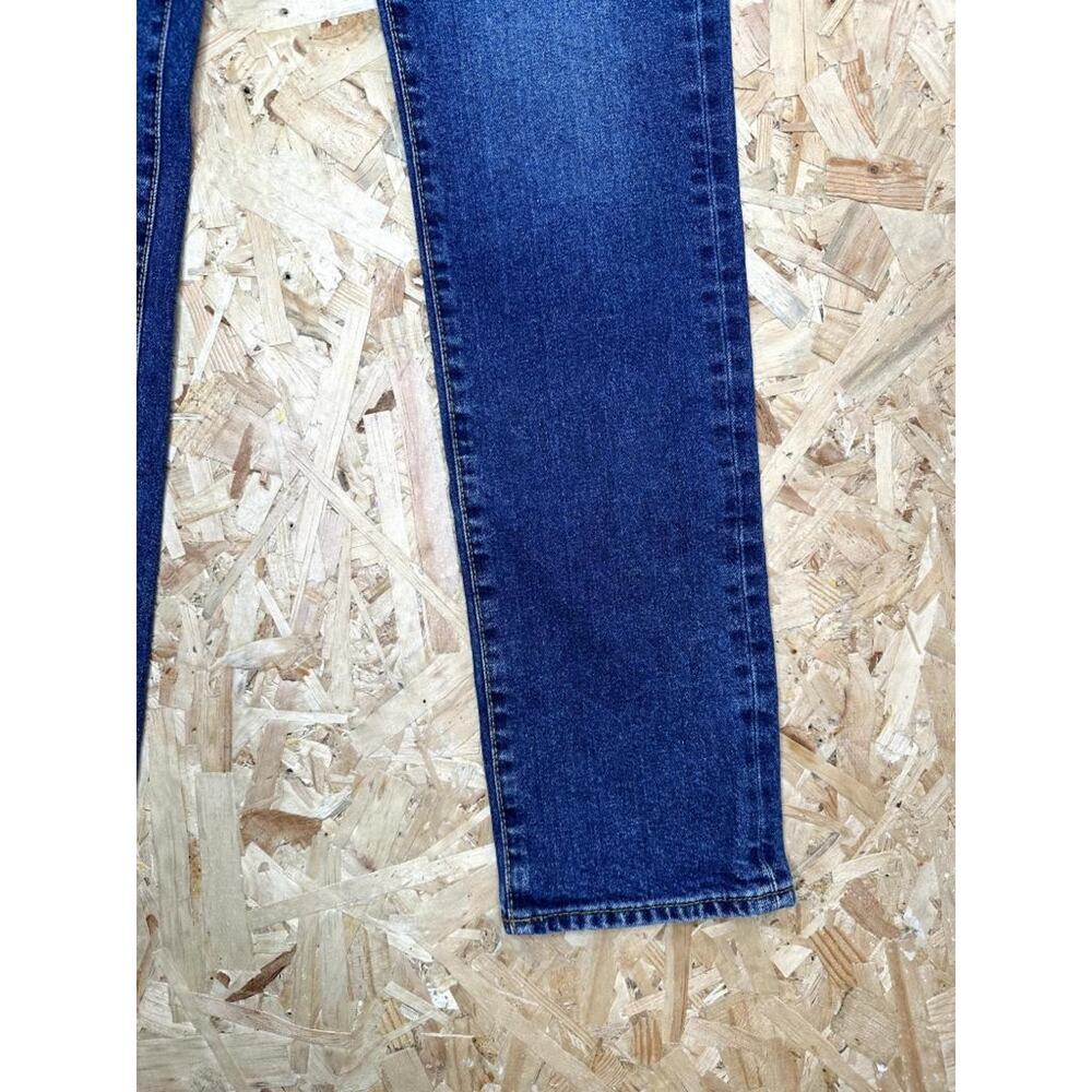 Guess Slim Straight Jeans Womens Size 26 Blue Denim High Rise Stretch - Picture 3 of 14